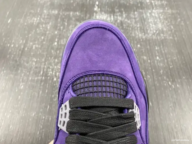 Suede 4 Jordan x Air Travis Purple Scott 0508